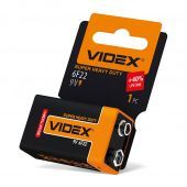Купить Батарейка солевая Videx 6F22/9V (крона)  оптом