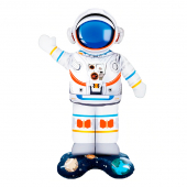 Шар фольгированный, 3D фигура "Космонавт" 60 x 88 см.
