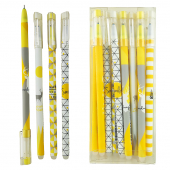 Купить Ручка гелевая "пиши-стирай" «Yellow», 0.5 мм, синяя  оптом