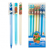 Купить Ручка гелевая "пиши-стирай" «Cute Bear», синяя  оптом
