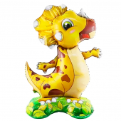 Купить Шар фольгированный, 3D фигура "Динозавр" 46,5 x 33 см. оптом