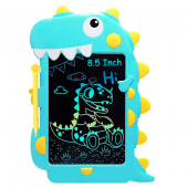 Планшет для рисования 8,5" Writing Tablet LCD "Динозаврик" (голубой)