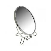 Купить Зеркало настольное двухстороннее Two-Side Ø 19.5 см. металлическое оптом