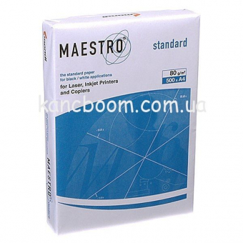 Купить Бумага А4 80г/м2 «Maestro Standart» 500л оптом
