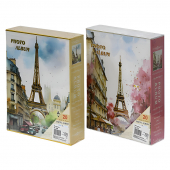 Фотоальбом самоклейка 40 стр. в коробке"Париж"