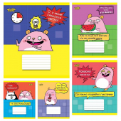 Тетрадь 18 л. клетка «Меми» Тетрада