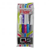 Купить Ручка шариковая «Q5» Flair (синяя) оптом
