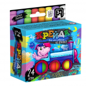 Купить Мел цветной тонкий для асфальта 24 шт. оптом