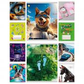 Тетрадь 24 л. клетка «Мікс3» Тетрада 