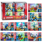 Купить Конструктор 8 в 1 "Ninja" Master of Spinjitzu 43 детали оптом
