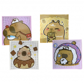 Алмазная мозаика 20х20см."Капибара"