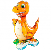 Купить Шар фольгированный, 3D фигура "Tyrannosaur REX" 120 x78 см. оптом