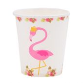 Купить Набор бумажных стаканчиков «Фламинго» (10шт/уп) оптом