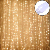 Купить Гирлянда "Водопад" 3,0м*3,0м 400 LED, (КРУПНЫЙ LED) прозрачный провод оптом