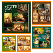 Купить Тетрадь 48 л. клетка ««Cute friends»Тетрада оптом