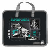 Купить Папка пластиковая с тканевыми ручками «Super Powers» оптом