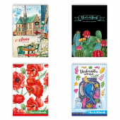 Скетчбук А5 на спирале 30 л.