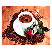 Купить Картина по номерам  в коробке «Coffee» 40х50см. оптом