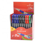 Купить Ручка шариковая «I-Pen» foil Radius 50mix, картон.дисплей оптом