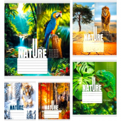 Тетрадь 48 л. клетка «CollageNature» Тетрада
