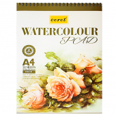 Купить Альбом для акварели на верхней спирале 24 л., формат А4 оптом