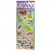Купить Набор наклеек лазерных 7х17 cм."Динозавры" оптом