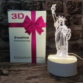 Купить 3-D светильник-ночник «Статуя свободы» оптом