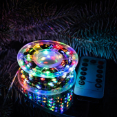 Купить Гирлянда светодиодная нить 400 Led 40м.от USB с пультом оптом