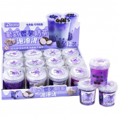 Слайм Bubble tea "Blueberry"
