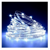 Купить Гирлянда светодиодная нить «Роса» 100 Led 10м.(на батареках и USB) оптом