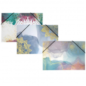 Папка на резинке фольгированная А4, 350мкм 