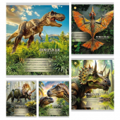 Тетрадь 24 л. клетка «Динозаври» Тетрада 