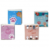 Бумага для заметок 87 х 97 мм, 144 л. "Котики"