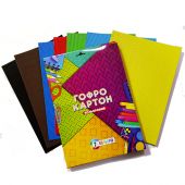 Купить Набор цветного гофрированного картона A4 7 цв. «Тетрада» оптом
