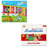 Купить Пластилин «Липландия/Пластиленд» 12 цв., 240гр. оптом