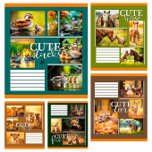 Купить Тетрадь 24 л. клетка «Cute friends» Тетрада оптом