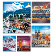 Тетрадь 60 л. клетка «Міста» Тетрада