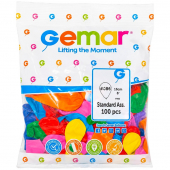 Купить Шары воздушные "Gemar" 6" (100шт). Микс цветов оптом