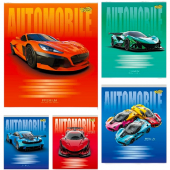 Тетрадь 12 л. клетка «Автомобілі» Тетрада