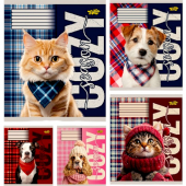 Тетрадь 12 л. клетка «Улюбленці» Тетрада