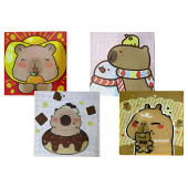 Алмазная мозаика 30х30см."Капибара"