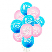 Купить Набор  воздушных шаров «It's a boy, t's a girl» 12" (10шт).  оптом