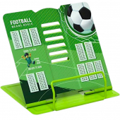Подставка для книг металлическая 20×19 см "Football"