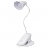 Настольная аккумуляторная LED лампа с сенсорным управлением 3 режима, гибкая  №WL-678