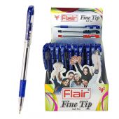 Купить Ручка шариковая на масляной основе «FineTip» Flair, синяя оптом
