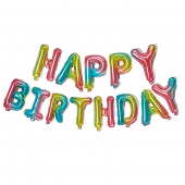 Воздушные шары- гирлянда "Happy birthday" 16"