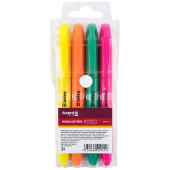 Набор маркеров Delta Highlighter «Axent», 2-4 мм, 4шт/уп, клиновидный 