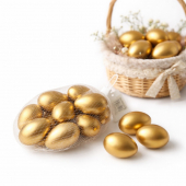 Пасхальные золотые писанки (12 шт/уп) №26-18