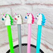 Купить Ручка гелевая детская  «Единорог» KB-220054  (син.) оптом