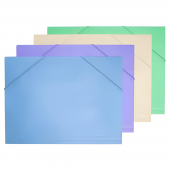 Папка на резинке в пастельных тонах А4, 350мкм 